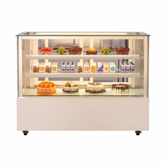 Table Top Bread Cake Fruit &amp; Vegetable Refrigerator Display Showcase (Countertop-Cooler-Fridge)