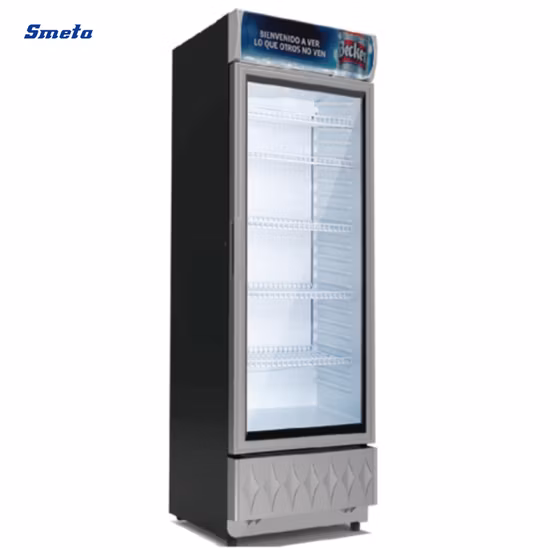Smeta 220V 330L Supermarket Coke Display Fruit Showcase Refrigeration Equipment